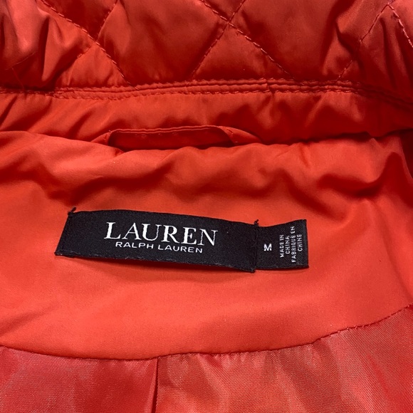 Ralph Lauren Women's Quilted orange Jacket - Picture 4 of 9